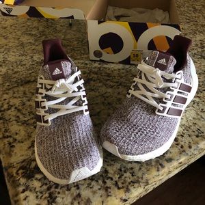 Adidas Ultraboost Cloud White / Maroon